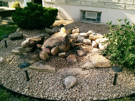Before and after landscaping